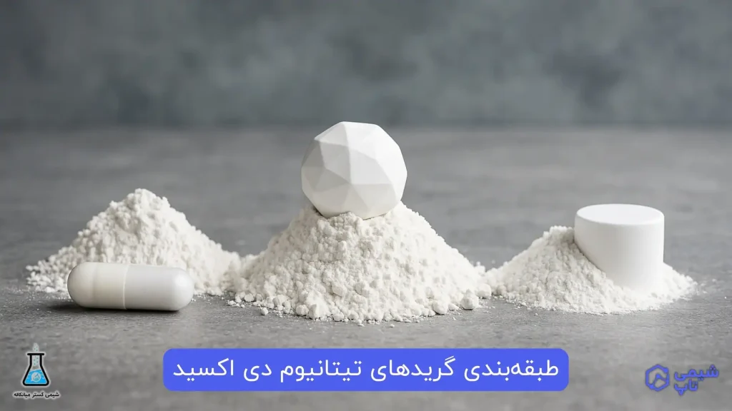 طبقه‌بندی گریدهای تیتانیوم دی اکسید