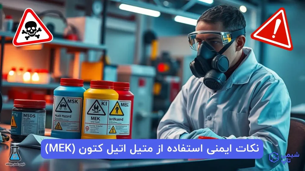 نکات ایمنی استفاده از متیل اتیل کتون (MEK)