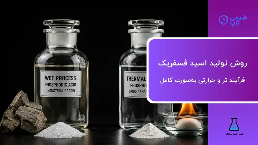 روش تولید اسید فسفریک⭐ فرآیند تر و حرارتی به‌صورت کامل